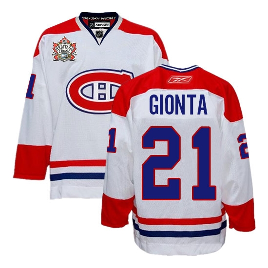 Brian Gionta Montreal Canadiens Youth Premier Winter Classic Reebok Jersey - White