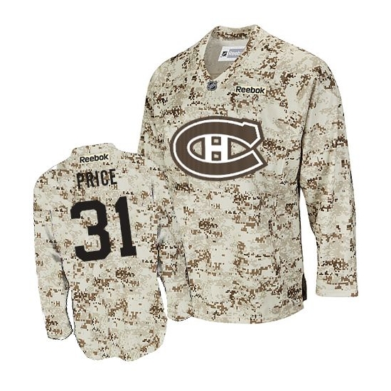 Carey Price Montreal Canadiens Authentic Reebok Jersey - Camouflage