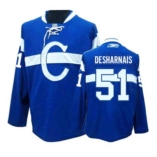David Desharnais Montreal Canadiens Authentic Third Reebok Jersey - Blue