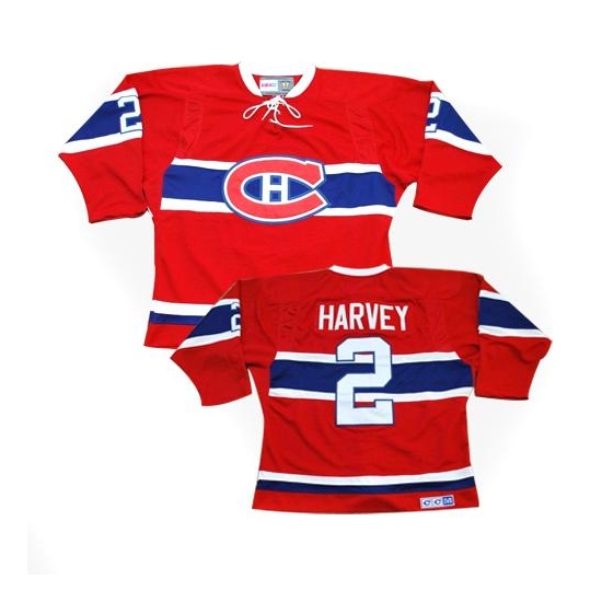 Doug Harvey Montreal Canadiens Authentic Throwback CCM Jersey - Red