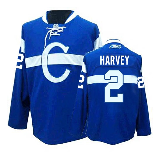 Doug Harvey Montreal Canadiens Authentic Third Reebok Jersey - Blue