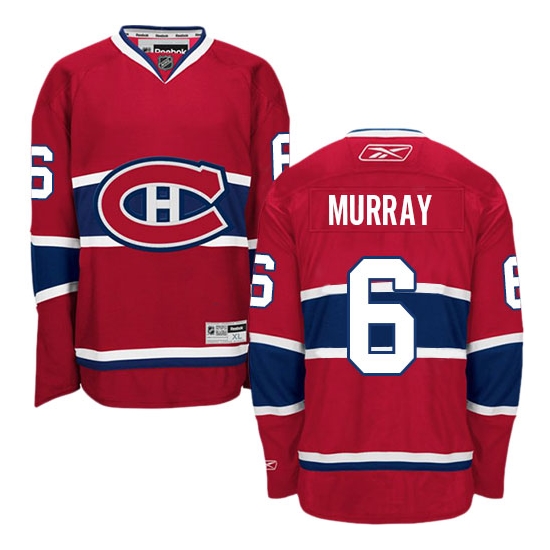 Douglas Murray Montreal Canadiens Authentic Home Reebok Jersey - Red
