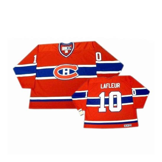 Guy Lafleur Montreal Canadiens Authentic Throwback CCM Jersey - Red