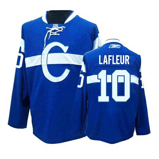 Guy Lafleur Montreal Canadiens Authentic Third Reebok Jersey - Blue