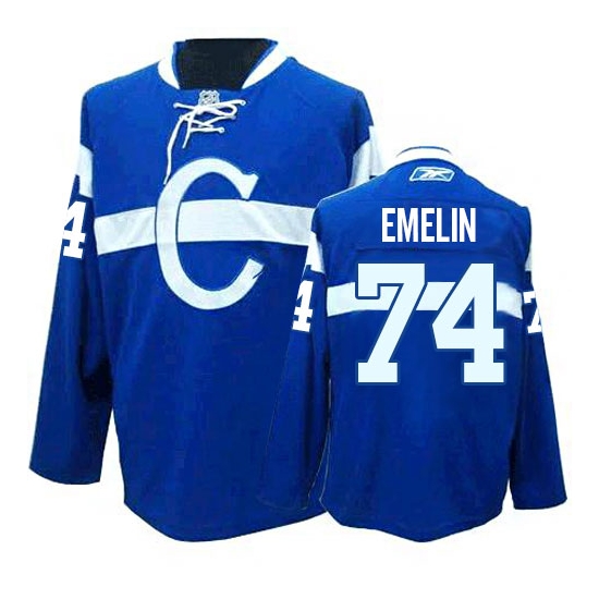 Alexei Emelin Montreal Canadiens Authentic Third Reebok Jersey - Blue