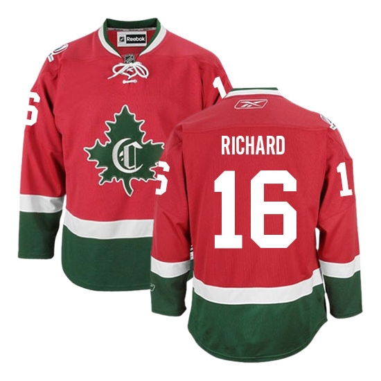 Henri Richard Montreal Canadiens Premier Third New CD Reebok Jersey - Red