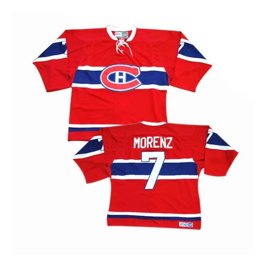 Howie Morenz Montreal Canadiens Authentic Throwback CCM Jersey - Red