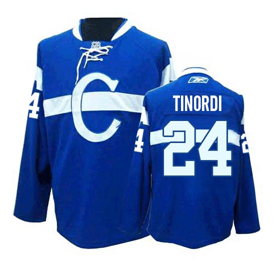 Jarred Tinordi Montreal Canadiens Authentic Third Reebok Jersey - Blue