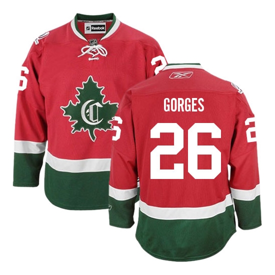 Josh Gorges Montreal Canadiens Premier Third New CD Reebok Jersey - Red