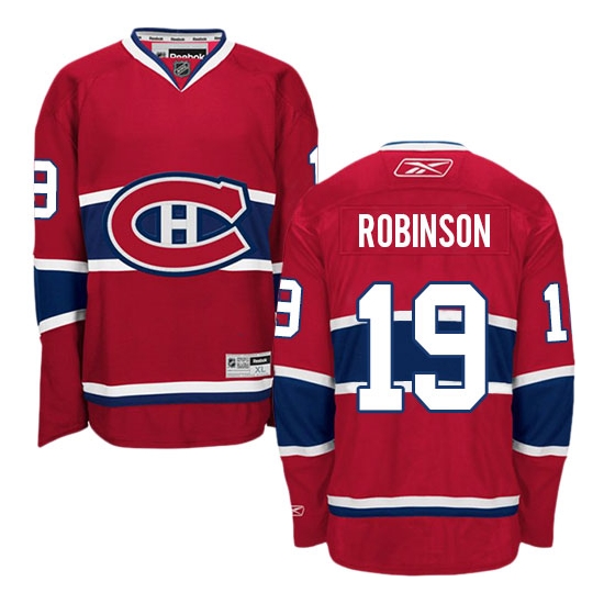 Larry Robinson Montreal Canadiens Authentic Home Reebok Jersey - Red