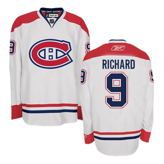 Maurice Richard Montreal Canadiens Authentic Away Reebok Jersey - White