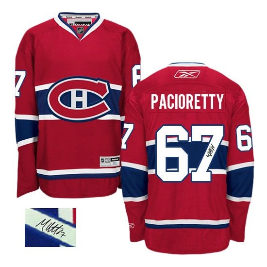 Max Pacioretty Montreal Canadiens Authentic Home Autographed Reebok Jersey - Red