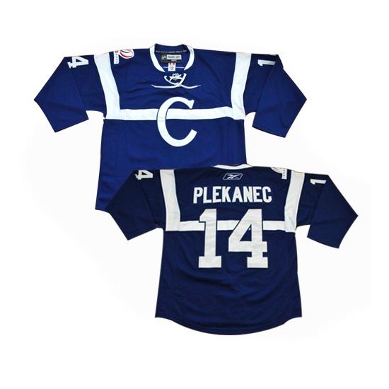 Tomas Plekanec Montreal Canadiens Authentic Third Reebok Jersey - Blue