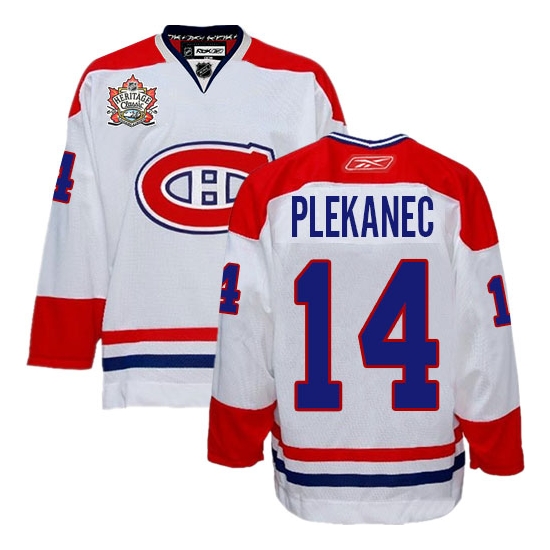 Tomas Plekanec Montreal Canadiens Authentic Heritage Classic Reebok Jersey - White