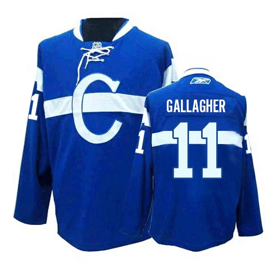 Brendan Gallagher Montreal Canadiens Authentic Third Reebok Jersey - Blue