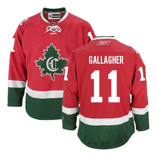 Brendan Gallagher Montreal Canadiens Premier Third New CD Reebok Jersey - Red