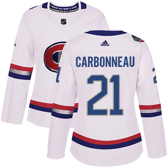 Guy Carbonneau Montreal Canadiens Women's Authentic 2017 100 Classic Adidas Jersey - White