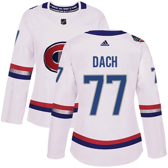 Kirby Dach Montreal Canadiens Women's Authentic 2017 100 Classic Adidas Jersey - White