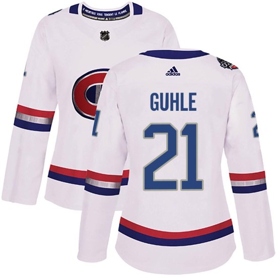 Kaiden Guhle Montreal Canadiens Women's Authentic 2017 100 Classic Adidas Jersey - White