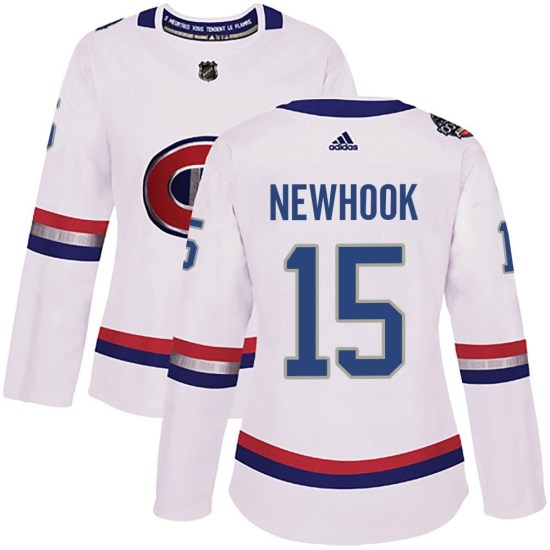 Alex Newhook Montreal Canadiens Women's Authentic 2017 100 Classic Adidas Jersey - White
