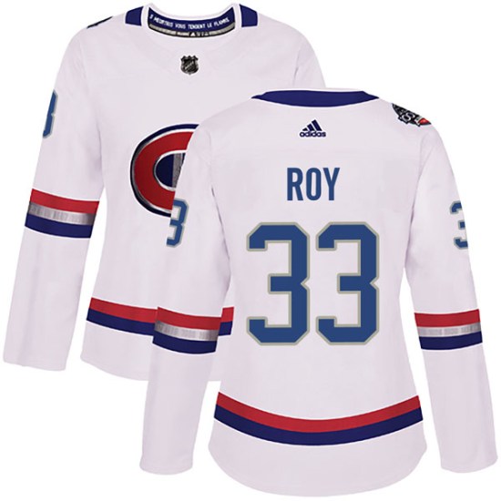 Patrick Roy Montreal Canadiens Women's Authentic 2017 100 Classic Adidas Jersey - White