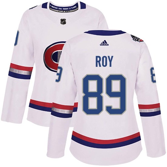 Joshua Roy Montreal Canadiens Women's Authentic 2017 100 Classic Adidas Jersey - White