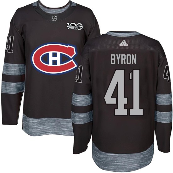 Paul Byron Montreal Canadiens Authentic 1917-2017 100th Anniversary Jersey - Black