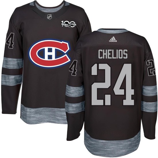 Chris Chelios Montreal Canadiens Authentic 1917-2017 100th Anniversary Jersey - Black