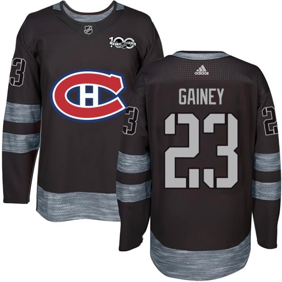 Bob Gainey Montreal Canadiens Authentic 1917-2017 100th Anniversary Jersey - Black