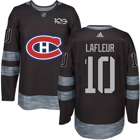 Guy Lafleur Montreal Canadiens Authentic 1917-2017 100th Anniversary Jersey - Black
