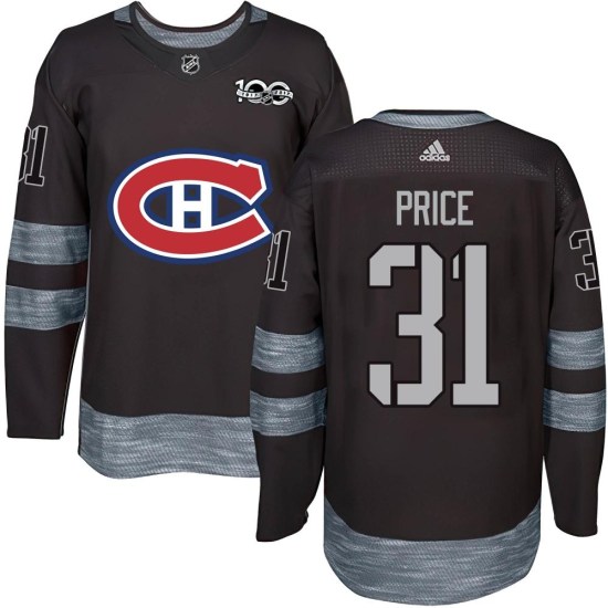 Carey Price Montreal Canadiens Authentic 1917-2017 100th Anniversary Jersey - Black