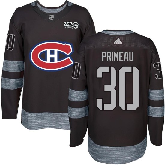 Cayden Primeau Montreal Canadiens Authentic 1917-2017 100th Anniversary Jersey - Black
