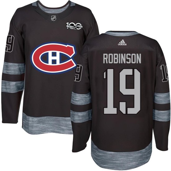 Larry Robinson Montreal Canadiens Authentic 1917-2017 100th Anniversary Jersey - Black