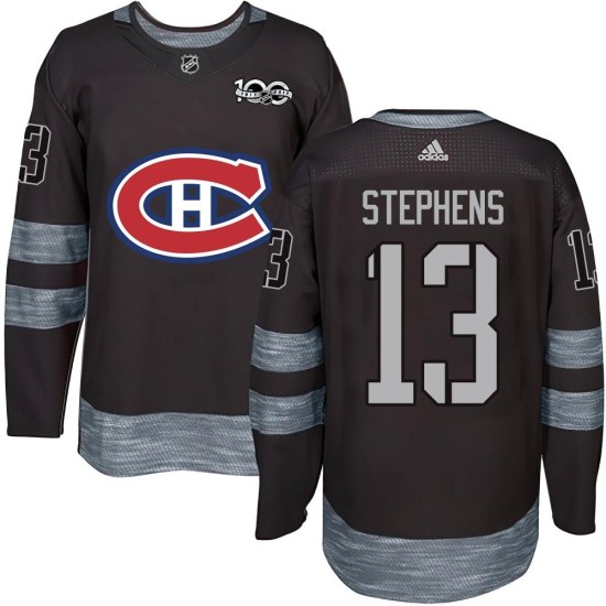 Mitchell Stephens Montreal Canadiens Authentic 1917-2017 100th Anniversary Jersey - Black