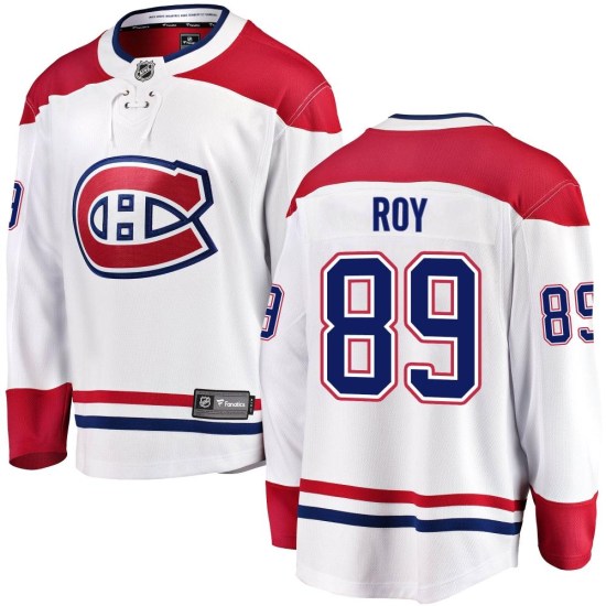Joshua Roy Montreal Canadiens Breakaway Away Fanatics Branded Jersey - White