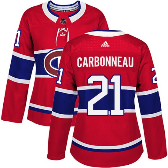Guy Carbonneau Montreal Canadiens Women's Authentic Home Adidas Jersey - Red