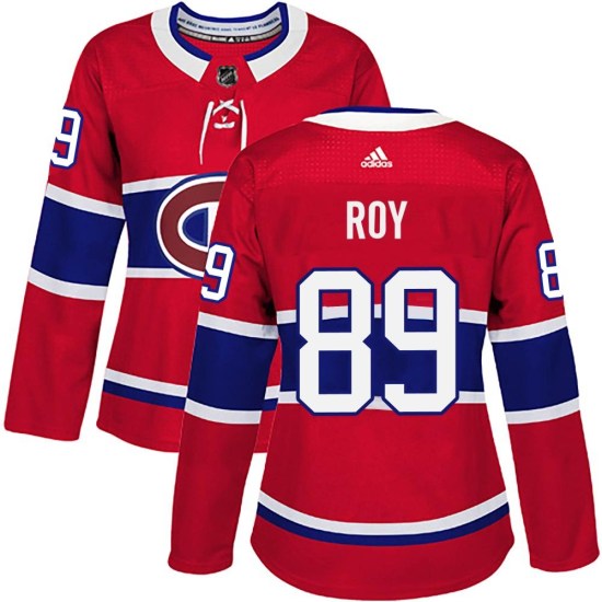 Joshua Roy Montreal Canadiens Women's Authentic Home Adidas Jersey - Red