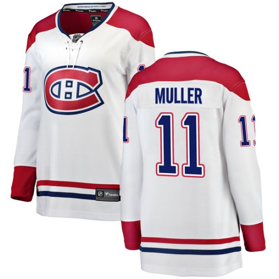 Kirk Muller Montreal Canadiens Women's Breakaway Away Fanatics Branded Jersey - White