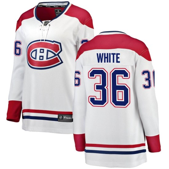 Colin White Montreal Canadiens Women's Breakaway Away Fanatics Branded Jersey - White