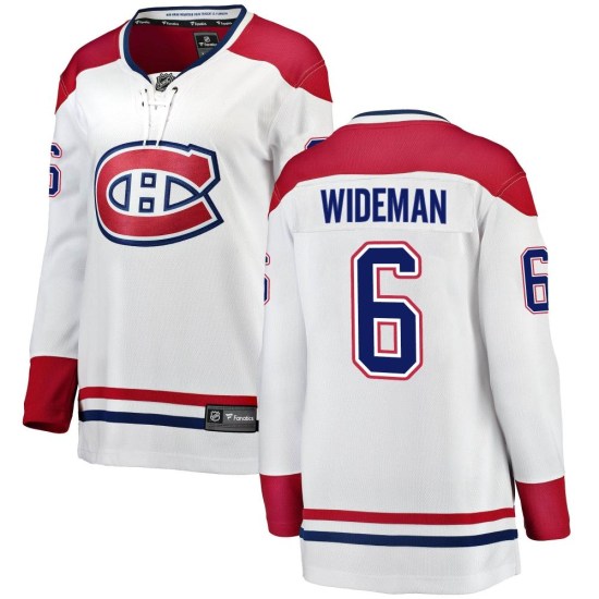 Chris Wideman Montreal Canadiens Women's Breakaway Away Fanatics Branded Jersey - White