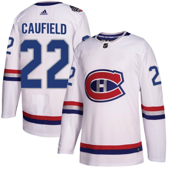 Cole Caufield Montreal Canadiens Authentic 2017 100 Classic Adidas Jersey - White
