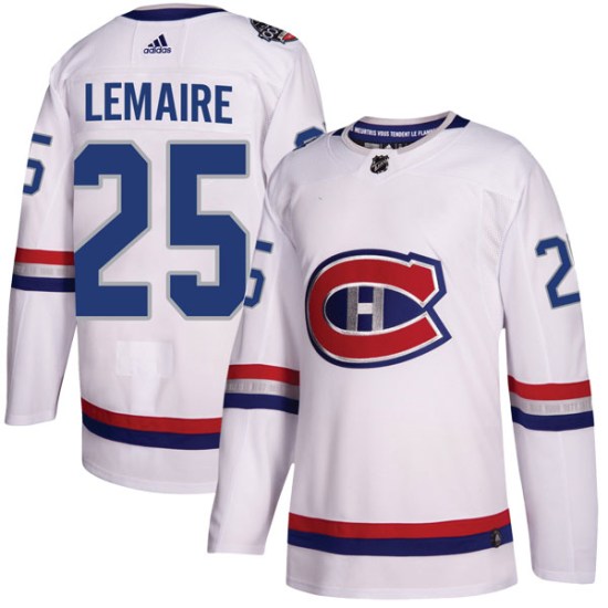 Jacques Lemaire Montreal Canadiens Authentic 2017 100 Classic Adidas Jersey - White