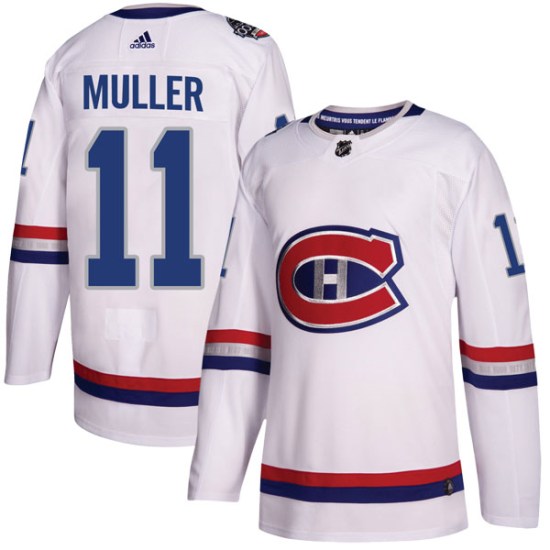 Kirk Muller Montreal Canadiens Authentic 2017 100 Classic Adidas Jersey - White