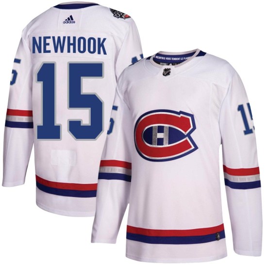 Alex Newhook Montreal Canadiens Authentic 2017 100 Classic Adidas Jersey - White