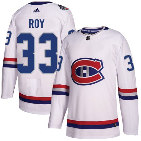 Patrick Roy Montreal Canadiens Authentic 2017 100 Classic Adidas Jersey - White