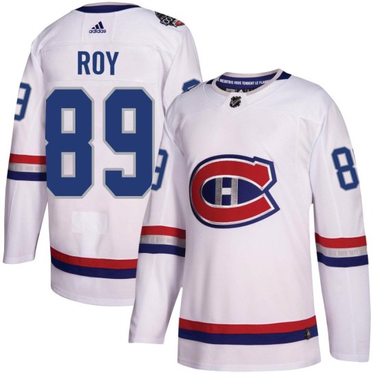 Joshua Roy Montreal Canadiens Authentic 2017 100 Classic Adidas Jersey - White