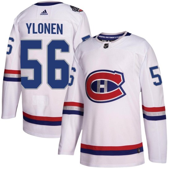 Jesse Ylonen Montreal Canadiens Authentic 2017 100 Classic Adidas Jersey - White