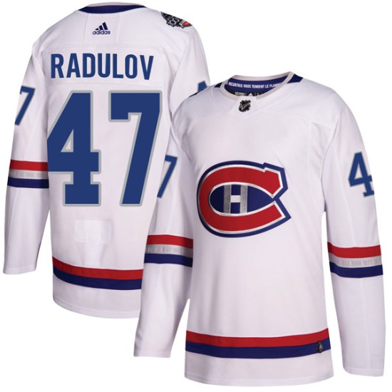 Alexander Radulov Montreal Canadiens Youth Authentic 2017 100 Classic Adidas Jersey - White
