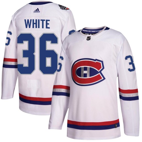 Colin White Montreal Canadiens Youth Authentic 2017 100 Classic Adidas Jersey - White