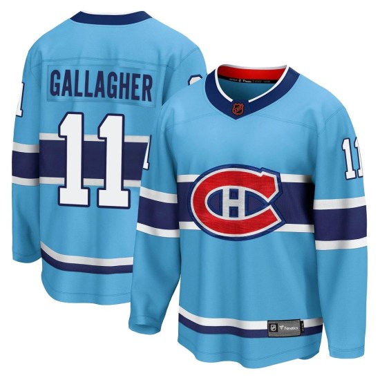 Brendan Gallagher Montreal Canadiens Breakaway Special Edition 2.0 Fanatics Branded Jersey - Light Blue
